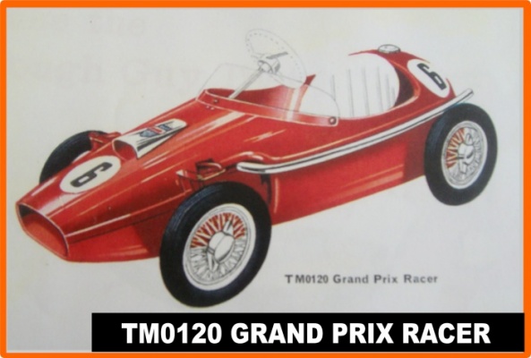 TRIANG  GRAND PRIX RACER PEDAL CAR PARTS